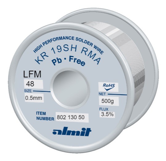 KR19SH RMA LFM48 P3, 3,5%, 0,5mm, 0,5kg Spule