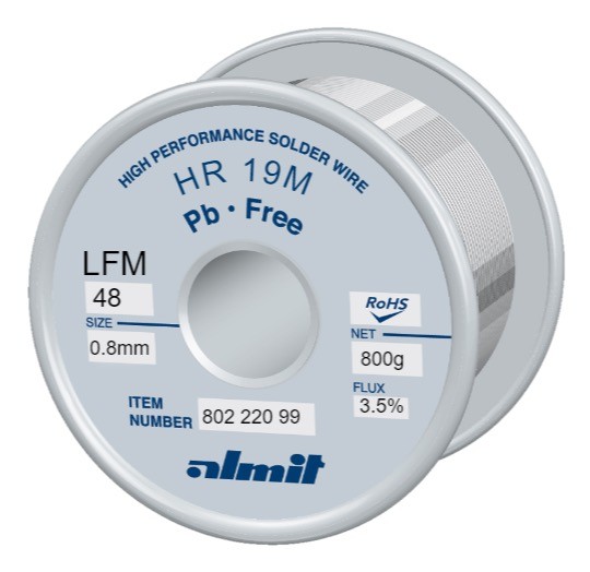 HR19M LFM48 P3, 3,5%, 0,8mm, 0,8kg Spule