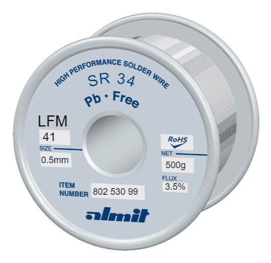 SR34 LFM41 P3, 3,5%, 0,5mm, 0,5kg Spule
