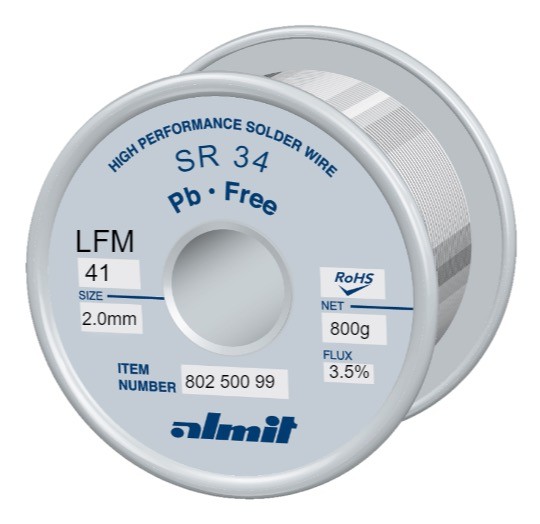 SR34 LFM41 P3, 3,5%, 2,0mm, 0,8kg Spule