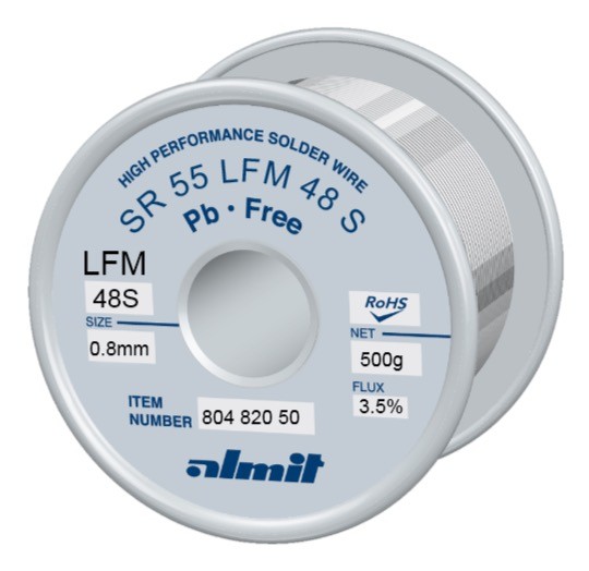 SR55 LFM48-S 0,8mm, 0,5Kg Spule