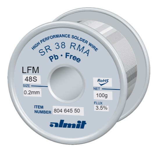 SR38 LFM48-S 3,5%, 0,2mm, 0,1kg Spule